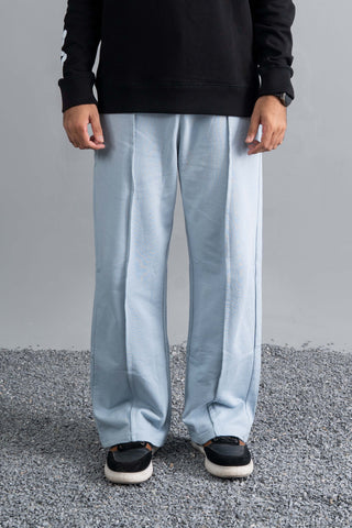 Sky Blue Platted Trouser