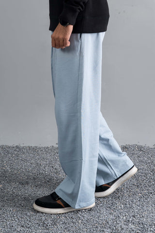 Sky Blue Platted Trouser