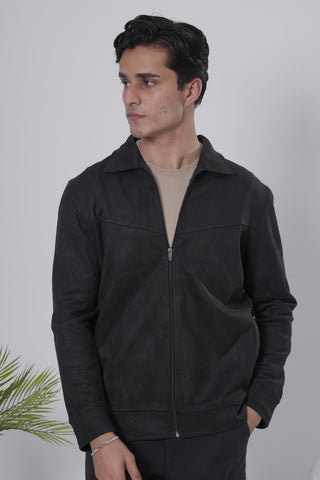 Black Zip-Up Jacket