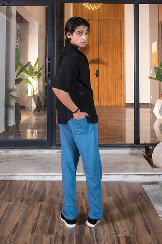 Teal Trousers Summer Set for Effortless Style Modern Style - Ecowears.pk
