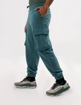 Teal Cargo Trouser