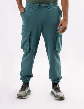 Teal Cargo Trouser