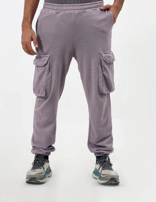 Lavender Grey Cargo Trouser