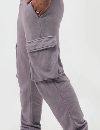 Lavender Grey Cargo Trouser