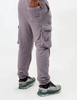 Lavender Grey Cargo Trouser