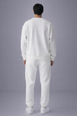 Minimal Cream Tracksuit