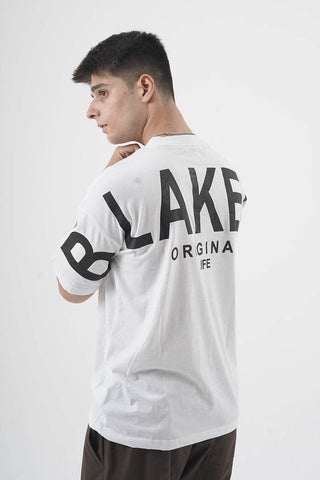 Classic White Cotton T-Shirt with Drop Shoulder Fit - Ecowears.pk