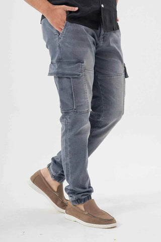 Comfortable Slim Fit Chinos in Sage Tealish Blue Pocket Style for Modern Style - Ecowears.pk