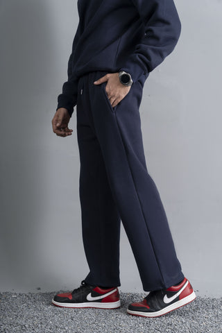 Navy Straight Fit Trouser