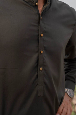Elegant Dark Green Kurta – A Perfect Choice for Stylish and Comfortable Traditional Wear - Ecowears.pk
