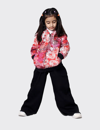 Girls Graphic Hoodie