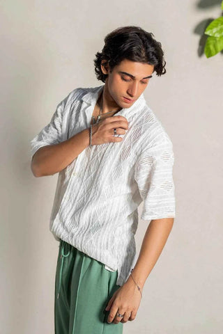 Luxury Embroidered Shirt and Green Trousers for Elegant Style - Ecowears.pk