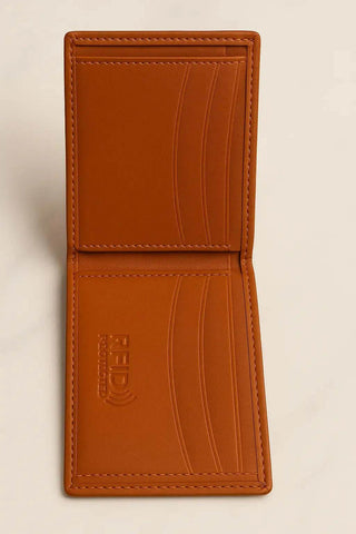 Minimalist RFID Leather Wallet – Slim & Secure Design - Ecowears.pk