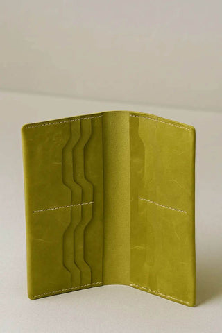 Olive Green Leather Wallet – Bold, Sleek & Functional - Ecowears.pk