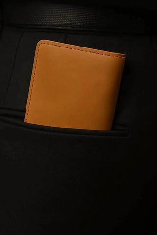 Premium Tan Leather Wallet – Slim, Stylish & Functional - Ecowears.pk