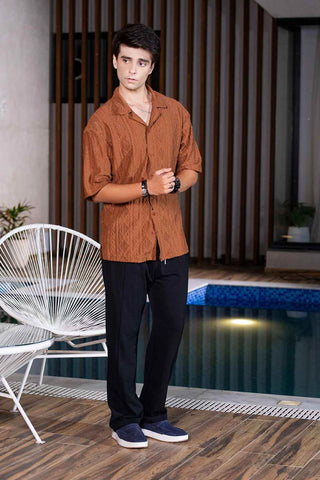 Relaxed Fit Black Trouser - Lightweight Cotton - Ecowears.pk