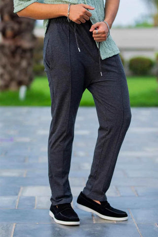 Slate Drift Charcoal Grey Trousers for Ultimate Everyday Comfort - Ecowears.pk