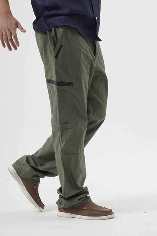 Sleek Olive Green Cargo Pants with Urban Edge Style Vibe - Ecowears.pk