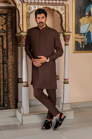 Stylish Brown Kurta – Comfortable, Traditional, and Perfect for Any Occasion - Ecowears.pk
