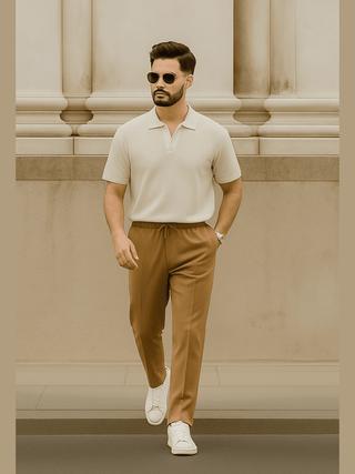 Urban Sands Polo Co-Ord Set for Effortless Style and Comfort - Ecowears.pk