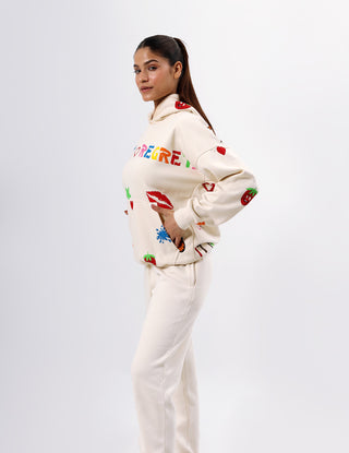 Off-White Printed Tracksuit Set