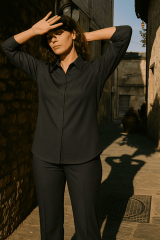 Charcoal Grey Two-Piece Co-Ord Set - Ecowears.pk